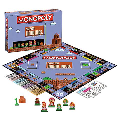 8 Bit Board Gaming Super Mario Bros Classic Monopoly Retro To Go