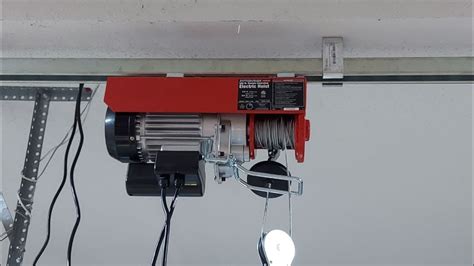 Mounting Electric Hoist Garage Ceiling | Shelly Lighting