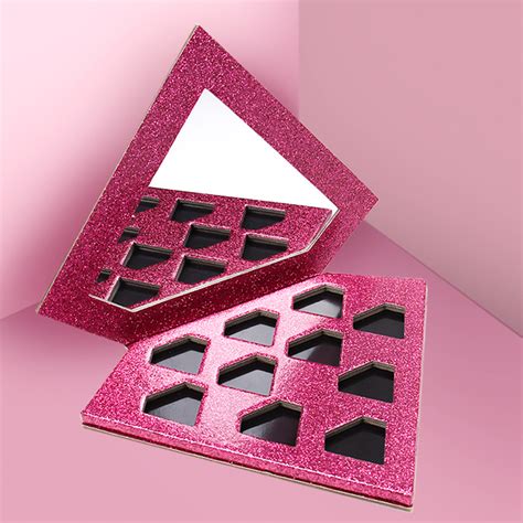 Magnetic Empty Custom Cosmetic Packaging Makeup Eyeshadow Palette Low