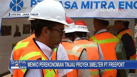 Menko Perekonomian Apresiasi Progres Konstruksi Smelter Manyar Freeport