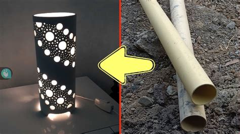 Ideas Para Hacer Con Tubos De Pvcmanualidades Con Pvcmembuat Lampu