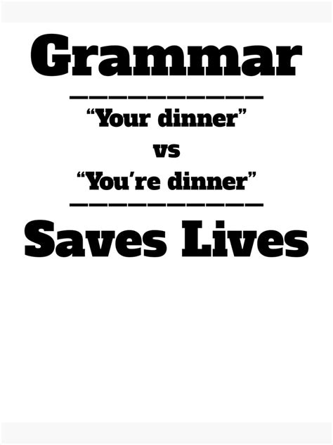 Funny Grammar T National Grammar Day T Grammar Saves Lives