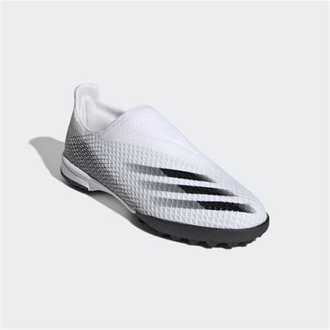 Adidas X Ghosted 3 Laceless Turf Boots White Adidas Uk