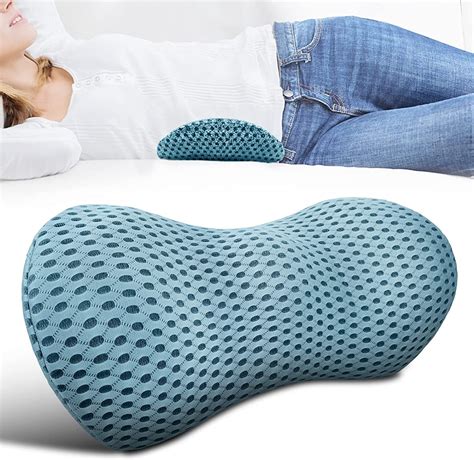 Lumbar Support Pillow Memory Foam Lumbar Pillow For Low Back Pain Relief Ergonomic Streamline