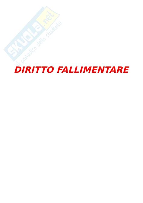 Diritto Fallimentare Domande E Risposte