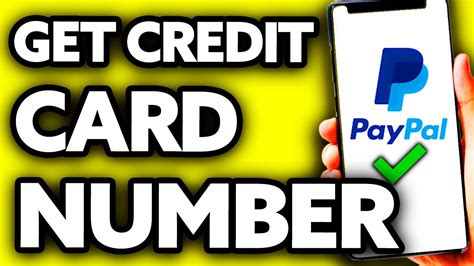 How To Get Your Paypal Credit Card Number EASY YouTube