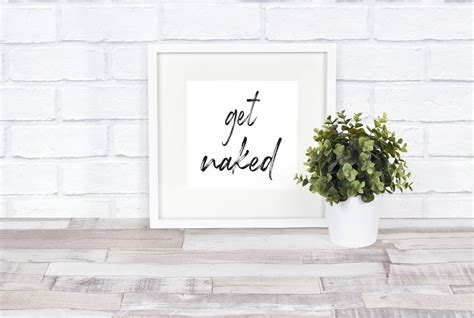 Get Naked Print Get Naked Printable Get Naked Poster Etsy Australia