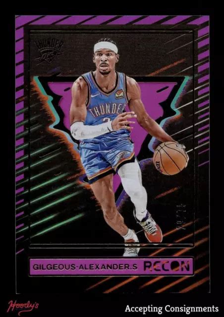 2023 24 PANINI RECON Holo Violet 178 Shai Gilgeous Alexander 29 75