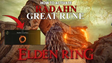 How To Activate RADAHN Great Rune In ELDEN RING YouTube