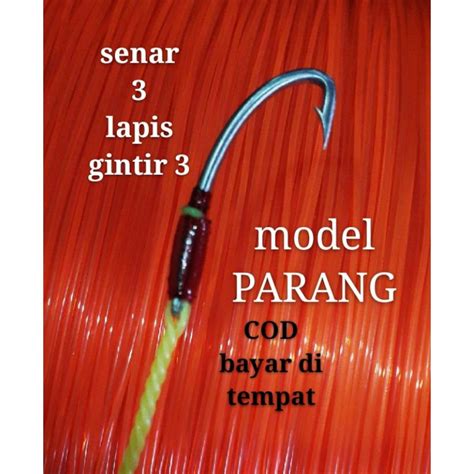 Jual Kail Pancing Urek Belut Model Parang Bahan Baja Hitam Dan Putih