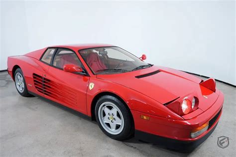 1991 Ferrari Testarossa 4727 Miles ROSSO CORSA RED Coupe 4.9L V12 F 5 ...