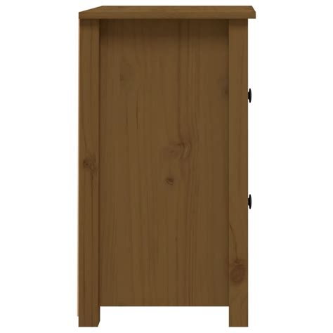 TIP Tables De Chevet Table De Chevet Marron Miel 40x35x61 5 Cm Bois