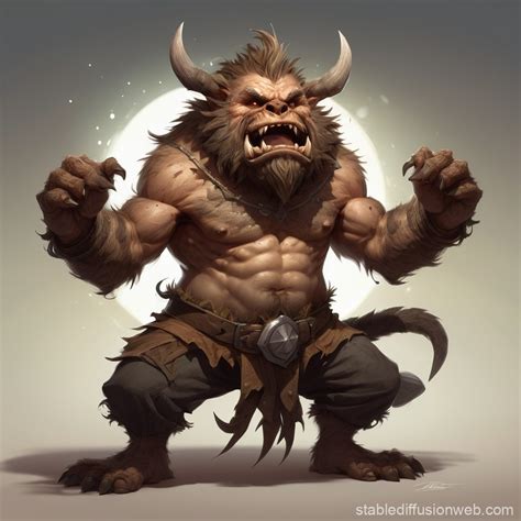 Bruto Bugbear In Epic Pose Stable Diffusion Online