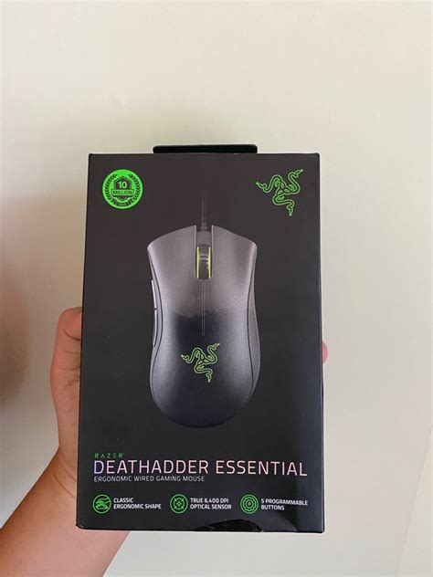 Gaming Mouse - Razer DeathAdder Essential, Computers & Tech, Parts ...