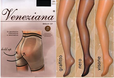 Veneziana Strumpfhose für Frauen Hold Up 20 Den nero Makeupstore de