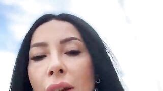 IvoneKarter Outdoors Cam Video With Horny MILF