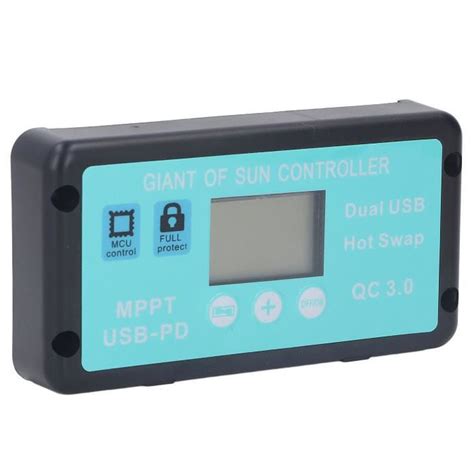 Hen Contr Leur De Charge Solaire Mppt Usb Pd Qc Avec Cran Lcd A