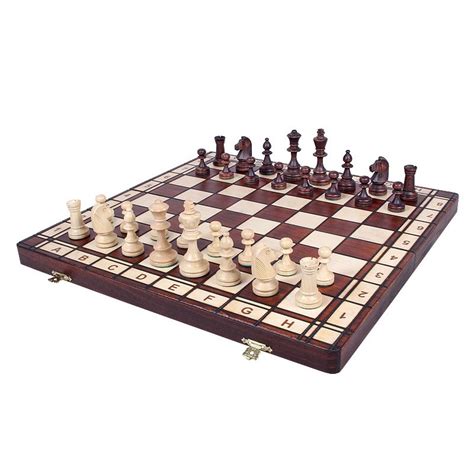 Acheter Coffret Jeu D Echecs En Bois Pliant Taille Boutique