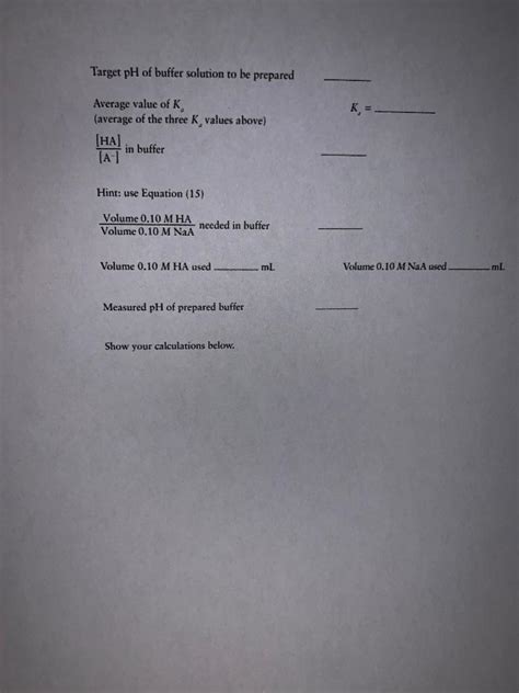 Part C Properties Of Buffers Buffer System Selected Chegg