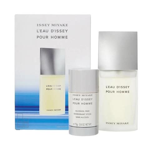 ISSEY MIYAKE L'Eau d'Issey Pour Homme Set (EDT 75ml + Deodorant Stick ...