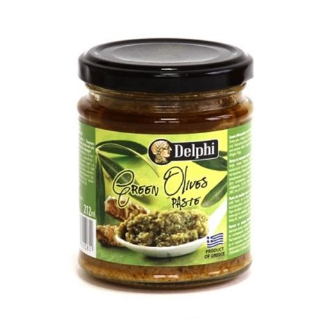 Паштет из зеленых оливок «Delphi» 212мл/ст