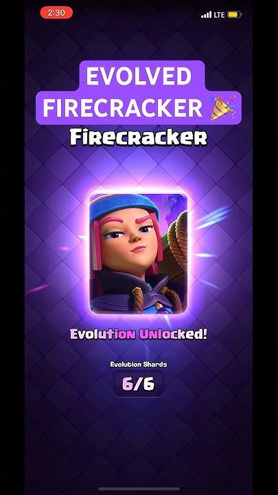 Evolved Firecracker In Clash Royale 🎉🥳 Shorts Clashroyale Gaming Youtube