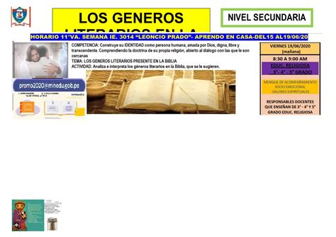 Los Generos Literarios En La Biblia PPT