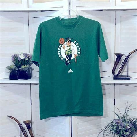 Adidas Adidas basketball Boston Celtics logo green cotton t-shirt S ...