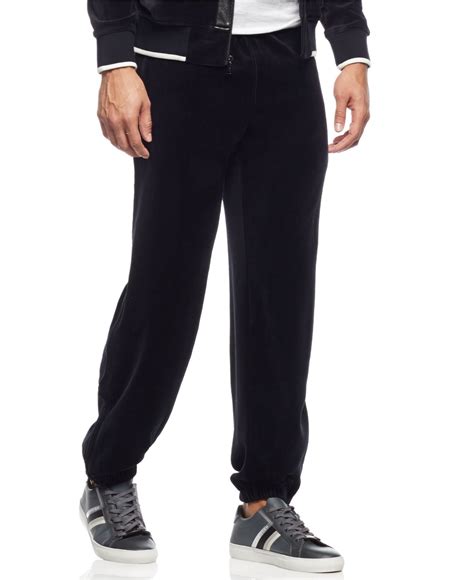 Lyst Sean John Men S Piece Velour Track Jacket Pants Set In Black