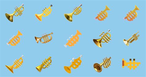 🎺 Trumpet on Noto Emoji Font 16.0