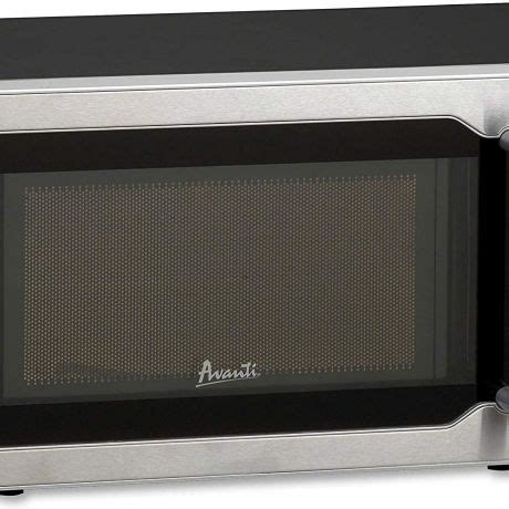 Avanti Mo Sst Counter Top Microwave Oven Cu Ft Black Stainless