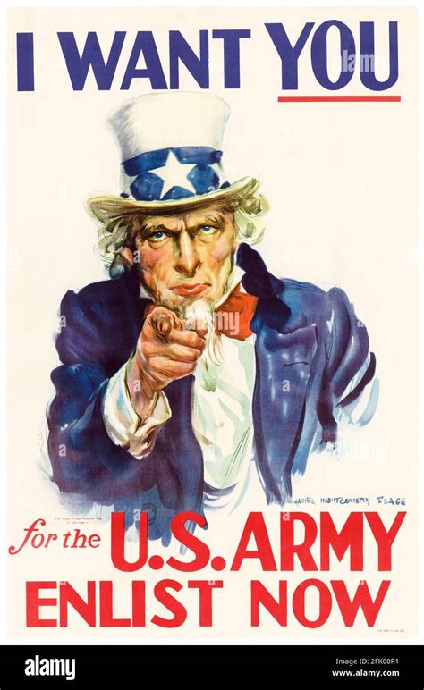 Uncle sam army recruitment poster hi-res stock photography and images - Alamy