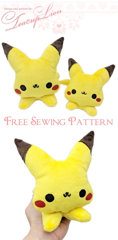 Free Pokemon Plush Patterns