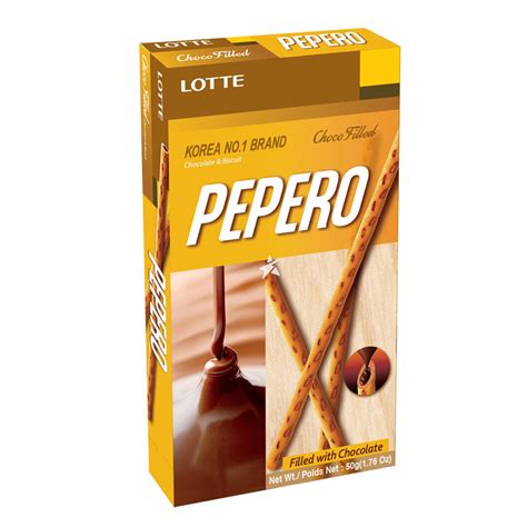 Lotte Pepero Nude Chcolate Stick 50G Oceanic Supermarket