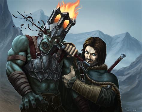 Talion Shadow Of Mordor By Mylesillustration On Deviantart