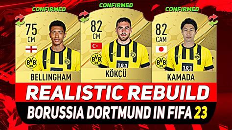 BORUSSIA DORTMUND REALISTIC REBUILD ON FIFA 23 CAREER MODE ft KÖKCÜ