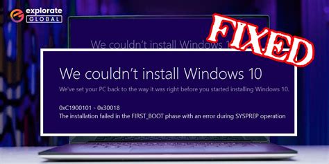 How To Solve 0xC1900101 Error When Installing Windows