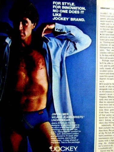 Jim Palmer Baltimore Orioles Jeans Briefs Vintage 1982 Jockey Underwear Ad 34pg Ebay