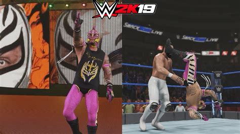 WWE 2K19 PC Mods Rey Mysterio Smackdown Live Attire Mod Updated