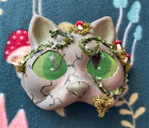 Custom Cat Mask Therian Etsy Uk