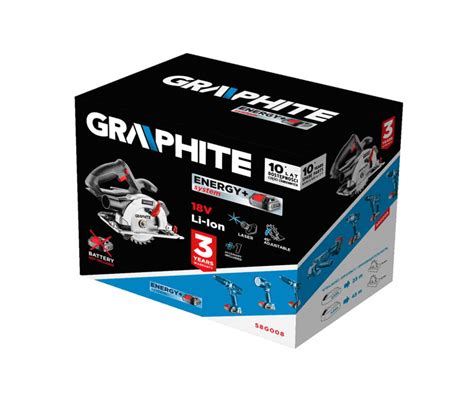 Graphite 58G008 Pilarka Tarczowa 18 V Li Ion 150 Mm System Energy