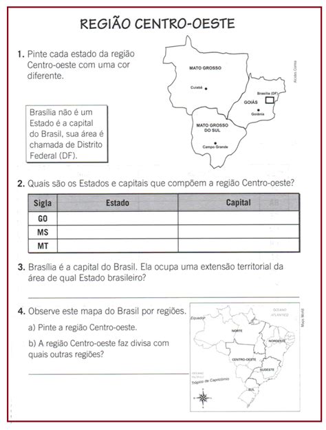 Capitais Do Brasil → Lista Completa Estado E Regiões