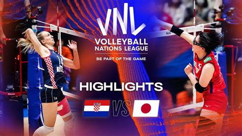 CRO Vs JPN Highlights Week 1 Women S VNL 2023