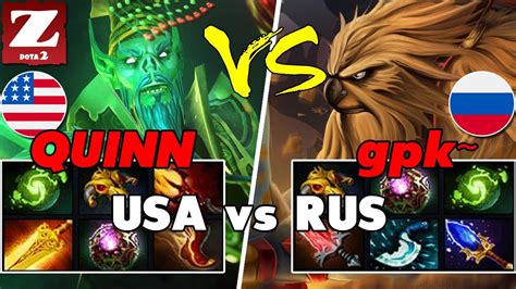 Quinn Necrophos Vs Gpk Earthshaker Epic Battle Of Mid Players Z