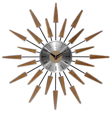 Of The Best Retro Sunburst Wall Clocks Retro To Go