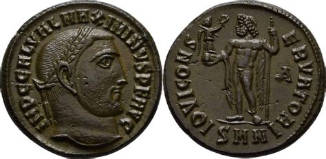 R Mische Kaiserzeit Nicomedia Follis Maximinus Ii Ss Ma