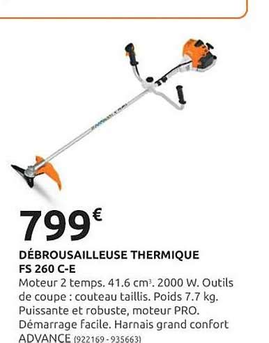 Promo Débroussailleuse Thermique Fs 260 C e Stihl chez Rural Master