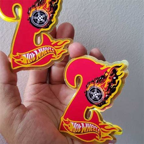 Tag Aplique D Topper Hot Wheels Truck Cupcake Lembracinhas Docinhos Personalizados Shopee Brasil
