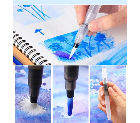 Foska Solid Watercolor Paint Set With Fountain Pen Buy Water Color