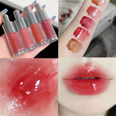 6 Colors Nude Lip Care Set Tinted Lipstick Lip Glaze Lip Plumping Gloss And Honey Lip Oil